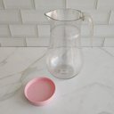 Ver imagem 5 de Jarra para Água e Suco com Tampa e Alça 2L Transparente e Rosa Quartzo Ou