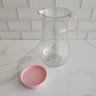 Jarra para Água e Suco com Tampa e Alça 2L Transparente e Rosa Quartzo Ou - 5