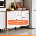 Ver imagem 5 de Armário de Cozinha Completa 11 Portas 3 Gavetas 100% MDF Clara