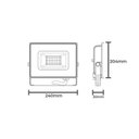 Ver imagem 2 de Refletor Taschibra Tr Led 150w Preto Bivolt 6500k Luz Branca