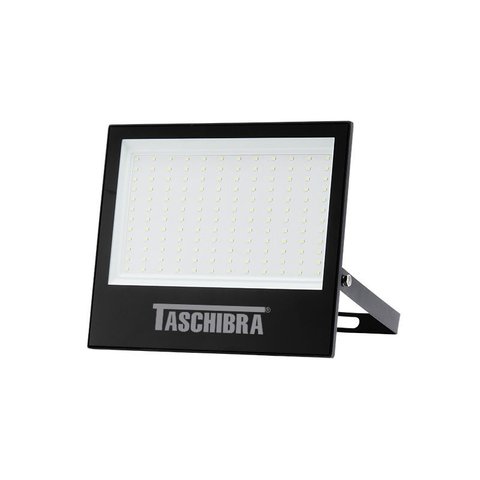 Refletor Taschibra Tr Led 150w Preto Bivolt 6500k Luz Branca