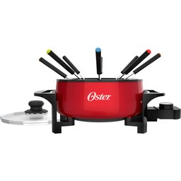 Panela Elétrica para Fondue Red Oster 2 em 1 - 127V - 4 Panela Elétrica para Fondue Red Oster 2 em 1 - 127V - 4
