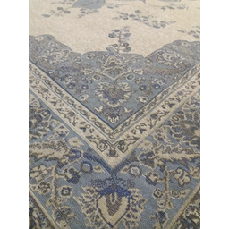 Tapete Sala Tabriz Azul 250x300 Cm Tipo Belga Persa Classico - 3
