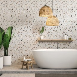 Papel De Parede Granilite LA TERAZZA - Adesivo Lavável - 3 Metros - 3