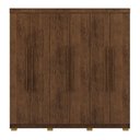 Ver imagem 2 de Guarda Roupa Casal Doral 218cm 6 Portas de Bater 2 Gavetas Nogueira G98 - Gran Belo