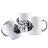 Caneca Cerâmica Halter Peso Livre Academia Determinação - 1