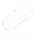 Ver imagem 2 de Rack de TV com Nicho 136cm Lisboa Madetec