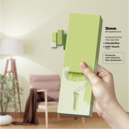 Paleta de Cores Verdes - Quadros ou Placas Modulares com 5 Peças - 3