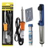 Kit Ferro Solda + Tubete Estanho com Resina e Sugador Solda - 127V 60W - 1