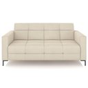 Ver imagem 3 de Sofá 2 Lugares Sala Living Industrial 160cm Senna K01 Veludo Bege - Lyam Decor