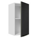 Ver imagem 6 de Armário Aéreo Madesa Lux 35 cm 1 Porta Branco/Preto