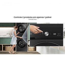 Lavadora Bespoke Ai Laundry Wi-fi 19b 19kg Preta 220v Wf19b9600kvfaz - 2