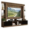 Estante com Suporte Tv 65" Prateleiras C/ Espelho Oslo Multimóveis V3385 - 1