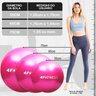 Bola Suiça Pilates 75cm Yoga Abdominais Gym Ball - Com Bomba - 9