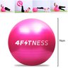Bola Suiça Pilates 75cm Yoga Abdominais Gym Ball - Com Bomba - 5