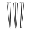 Ver imagem 1 de Pé de Ferro Hairpin Legs 50 Cm Preto
