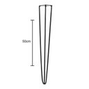 Ver imagem 3 de Pé de Ferro Hairpin Legs 50 Cm Preto
