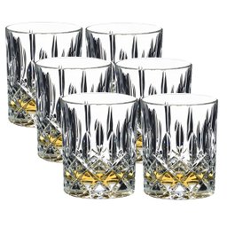 Kit 6 Copos Uisque de Luxo Whisky 295ml Material Cristal - 1