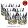 Kit 6 Copos Uisque de Luxo Whisky 295ml Material Cristal - 5