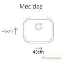 Ver imagem 3 de Tanque Lavanderia 45 X 45 com Acessórios Aço Inox Escovado