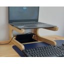 Ver imagem 2 de Suporte Notebook Computador Mesa Madeira Maciça Pinus