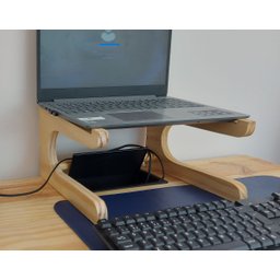 Suporte Notebook Computador Mesa Madeira Maciça Pinus - 2