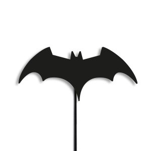 Luminária Abajur Parede Batman Madeira G9 30cm Decoração