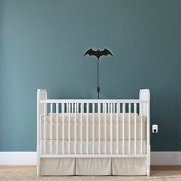 Luminária Abajur Parede Batman Madeira G9 30cm Decoração - 4