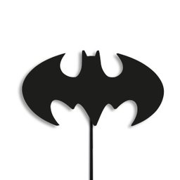 Luminária Abajur Parede Batman Madeira G9 30cm Decoração - 1