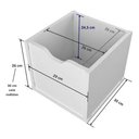 Ver imagem 6 de Organizador Infantil com Baús Atena 100% Mdf (brinquedos)