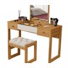 Penteadeira Luanda 2 Gavetas C/colmeia Cinamomo Off White 100%mdf - Fenix - 4