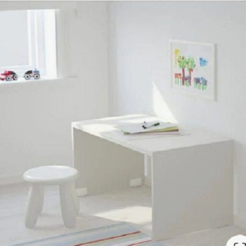 Mesa de Estudos com Banquinho Infantil 100% MDF (Crianças)