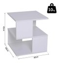 Ver imagem 5 de Estante Mesa Nicho Duplo Vazado 100% Mdf