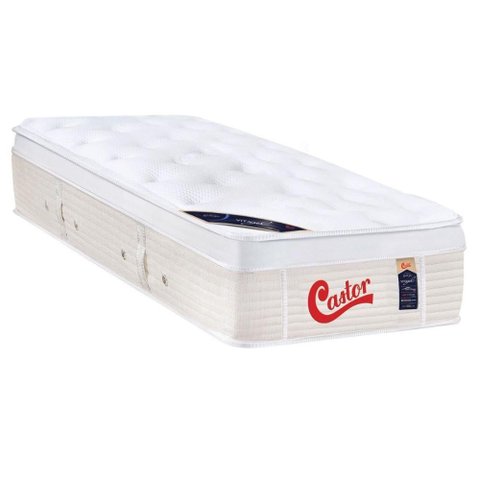 Colchão Solteiro Espuma Viscoelástico Visco Gel Molas Ensacadas Pocket Gold Star Vitagel Euro
