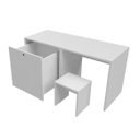 Ver imagem 2 de Escrivaninha Mesa Banco Baú com Organizador 60cm 100% Mdf