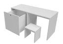 Ver imagem 2 de Escrivaninha Mesa Banco Baú com Organizador 60cm 100% Mdf