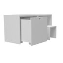 Ver imagem 3 de Escrivaninha Mesa Banco Baú com Organizador 60cm 100% Mdf