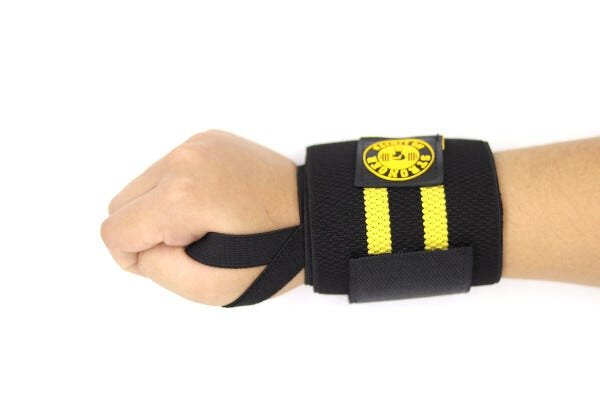 Munhequeira Elástica Para Proteção de Pulso Be Stronger Para Cross Training - Amarela - 3