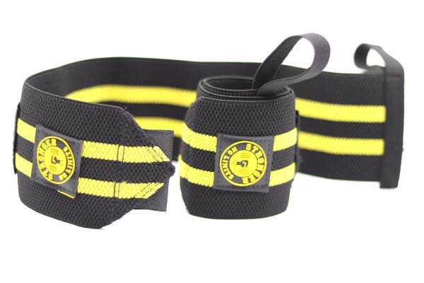 Munhequeira Elástica Para Proteção de Pulso Be Stronger Para Cross Training - Amarela - 1
