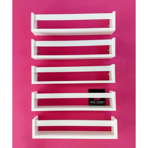 Combo 5 Prateleiras de Livros Infantis Prateleira Organizador de Brinquedos Pelúcia Estante Quarto d