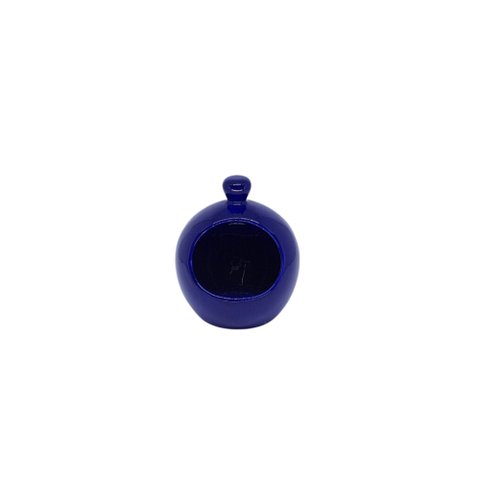 Porta Alho de Cerâmica - Um Toque de Charme e Praticidade para Sua Cozinha!:azul Escuro