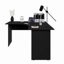 Ver imagem 3 de Mesa Angular New City em L MDP 135cm Preto Gebb Work