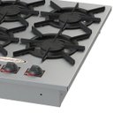 Ver imagem 2 de Fogão 4 Bocas de Embutir Baixa Pressão 4Q Simples Maior Inox Sl13035-I Itajobi