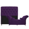 Kit Cabeceira Lady e Recamier Taty 160 cm Queen Size Suede Roxo - ADJ Decor - 1