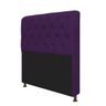Kit Cabeceira Lady e Recamier Taty 160 cm Queen Size Suede Roxo - ADJ Decor - 6