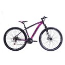 Ver imagem 2 de Bicicleta Aro 29 Ecos 27v K7 9v Cambio Shimano Acera Freios Hidráulicos E Suspensão com Trava - Fúcs