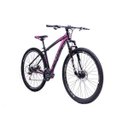 Ver imagem 3 de Bicicleta Aro 29 Ecos 27v K7 9v Cambio Shimano Acera Freios Hidráulicos E Suspensão com Trava - Fúcs