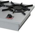 Ver imagem 3 de Fogão 2 Bocas de Embutir Baixa Pressão 1Qs/1Qd 30x30 Inox Sl13007-I Itajobi