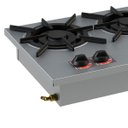 Ver imagem 2 de Fogão 2 Bocas de Embutir Baixa Pressão 1Qs/1Qd 30x30 Inox Sl13007-I Itajobi