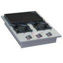 Ver imagem 1 de Fogão 2 Bocas de Embutir com Chapa Baixa Pressão 20x20 2Q Simples Inox Sl13024-I Itajobi